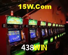Tela de boas-vindas e lobby de jogos do aplicativo 438WIN